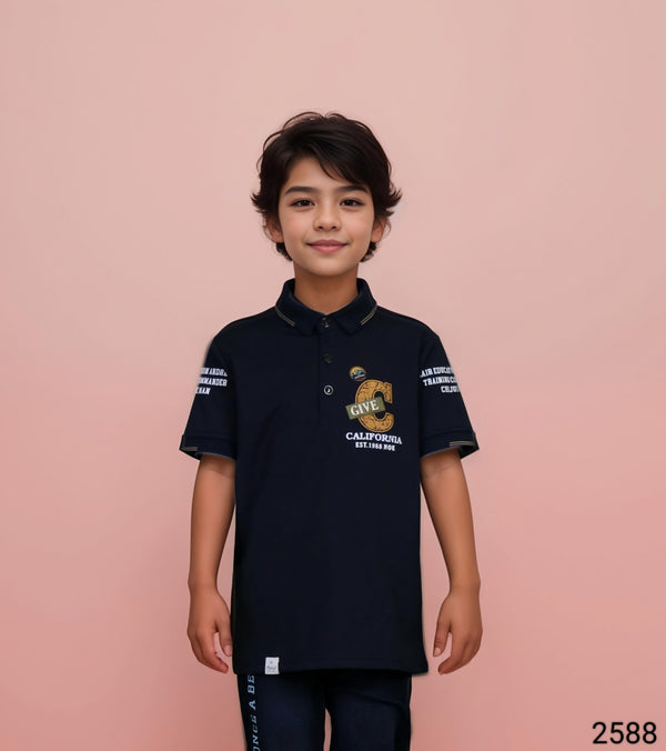 Navy Blue Colour T-Shirt(BC-BTSH_2588)