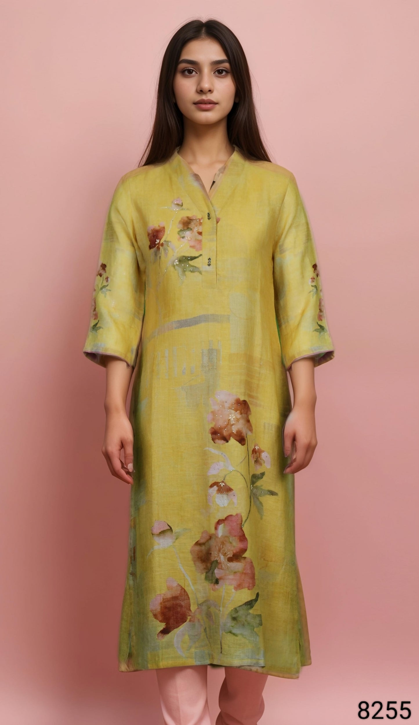 Mustard Colour Kurti(LC-WKIC_8255)