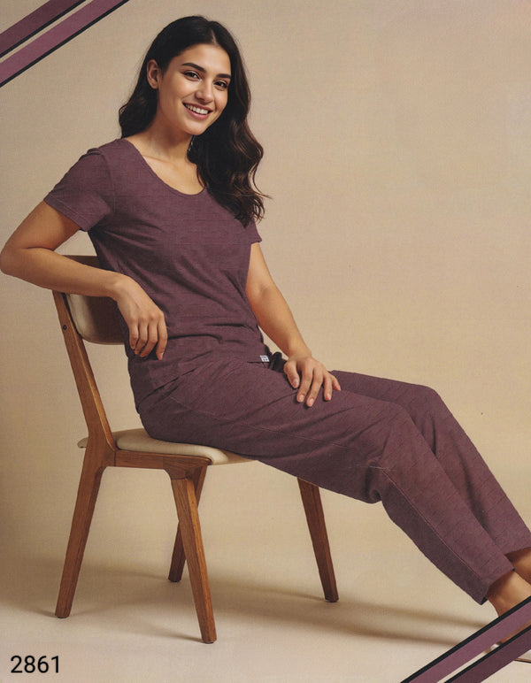 Brown Colour Co-Ord Set(LC-WCOS_2861)