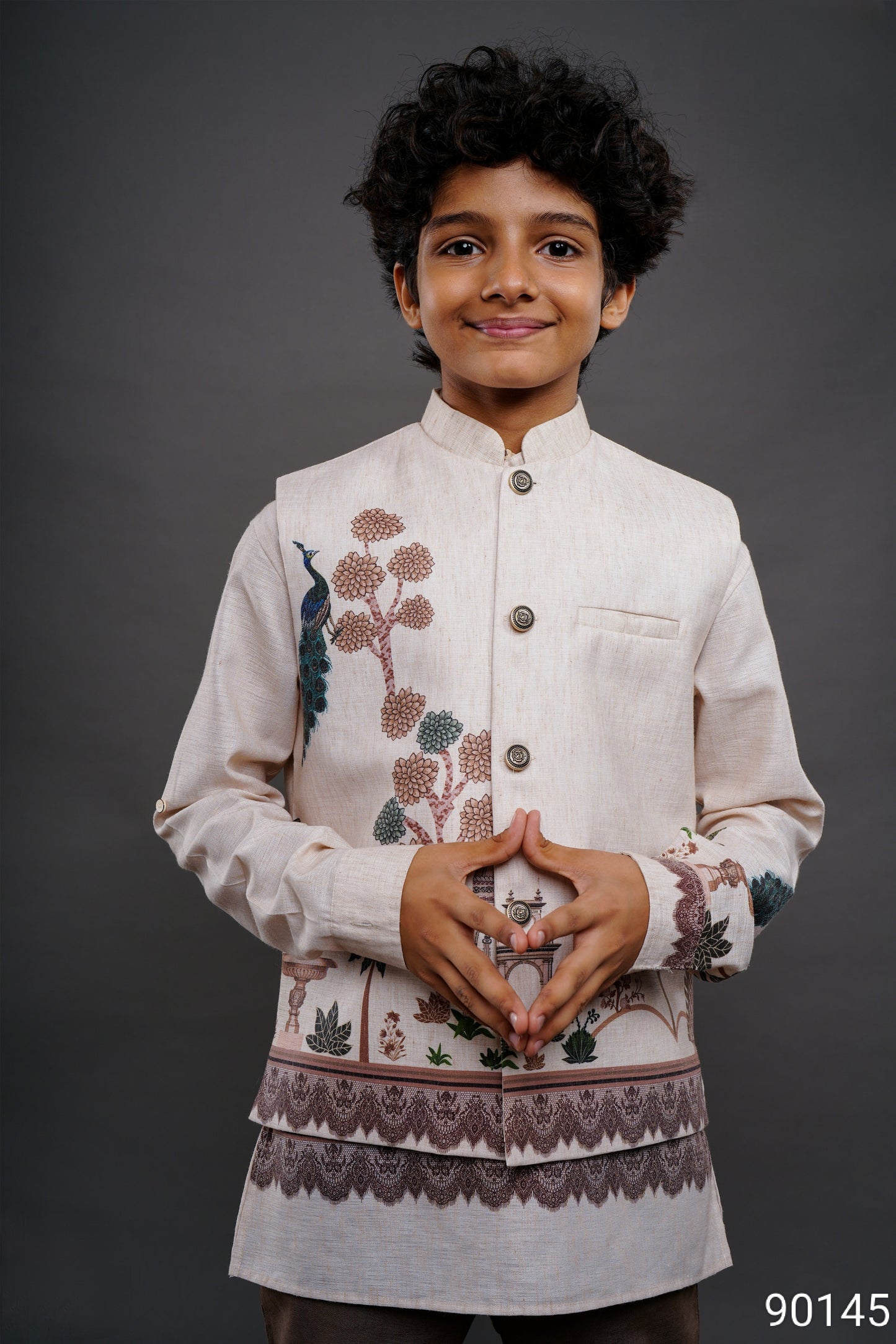 Natural Colour Waist Coat(BE-BWSC_90145)