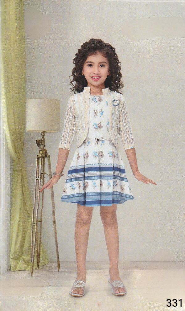 Blue Colour Middie(GC-GMID_331)