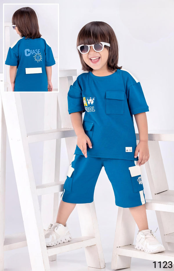 Royal Blue Colour Co-Ord Set(BC-BCOS_1123)