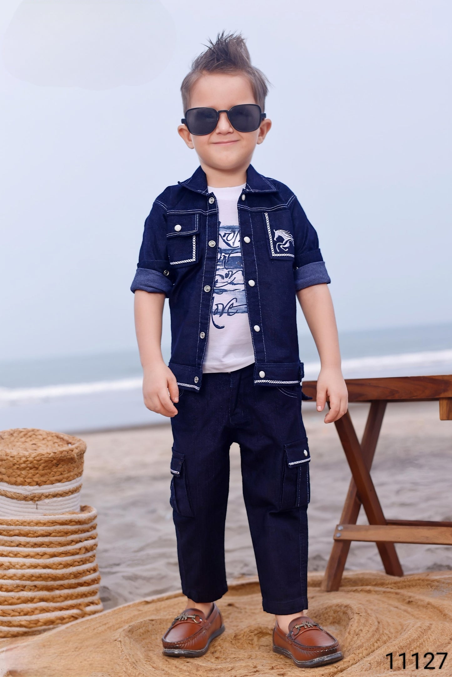 Dark Blue Colour Jacket Full Set(BC-BJCK_11127)