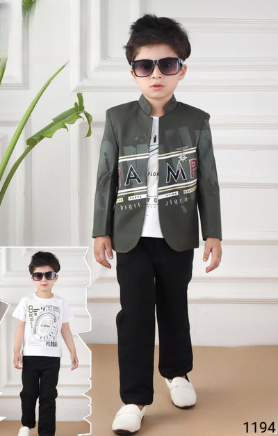 Olive Green Colour Jacket Full Set(BC-BJCK_1194)