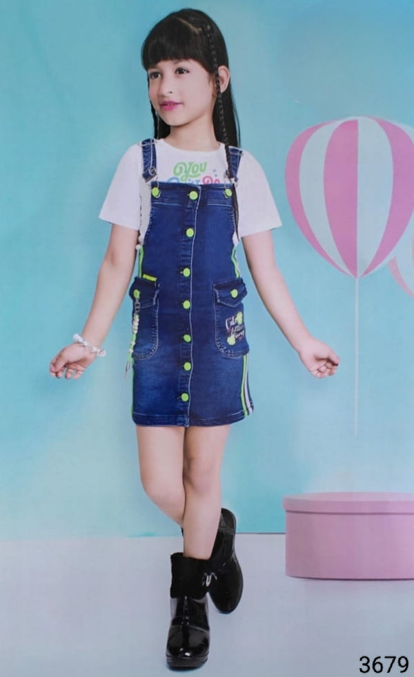 Denim Blue Colour Dungri Set(GC-GWSD_3679)