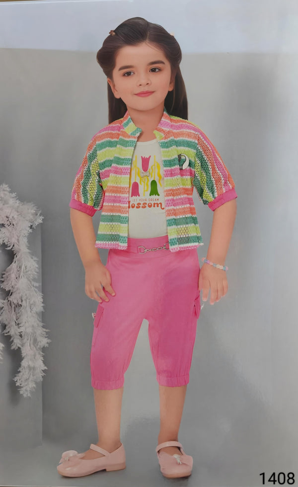 Pink Colour Skirt Blouse(GC-GSKT_1408)