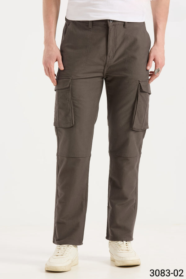 Brown Colour Cargo Pant(MC-MPAN_3083-02)
