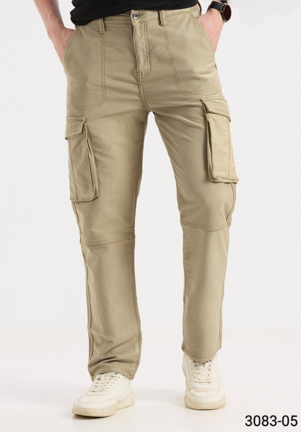 Fawn Colour Cargo Pant(MC-MPAN_3083-05)