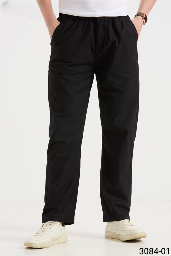Black Colour Cargo Pant(MC-MPAN_3084-01)