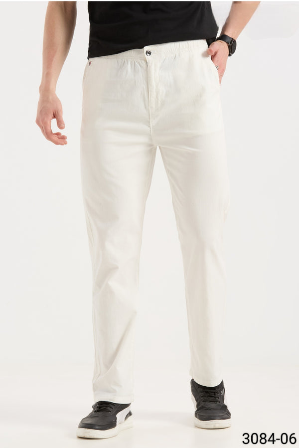 White Colour Pant(MC-MPAN_3084-06)
