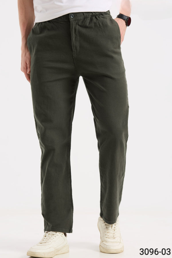 Green Colour Pant(MC-MPAN_3096-03)