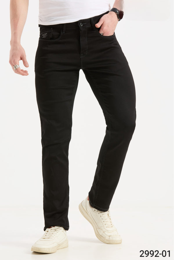 Black Colour Jeans(MC-MJNS_2992-01)