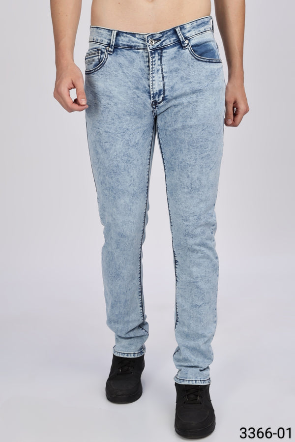 Ice Blue Colour Jeans(MC-MJNS_3366-01)