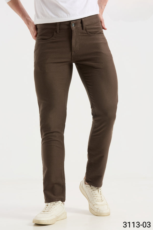 Brown Colour Jeans(MC-MJNS_3113-03)