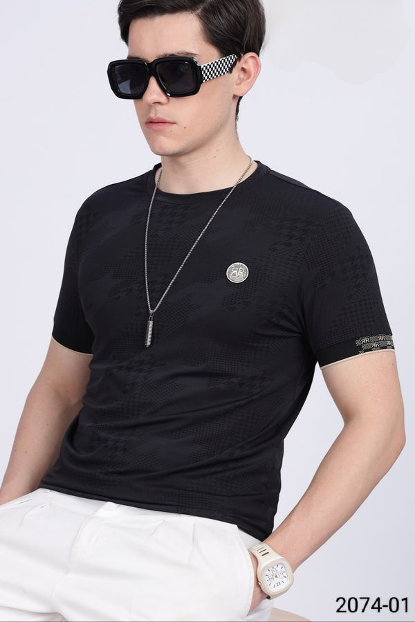 Black Colour T-Shirt(MC-MTSH_2074-01)