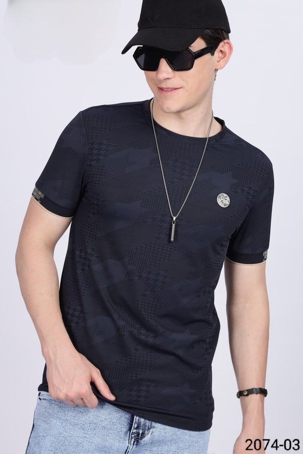 Black Colour T-Shirt(MC-MTSH_2074-03)