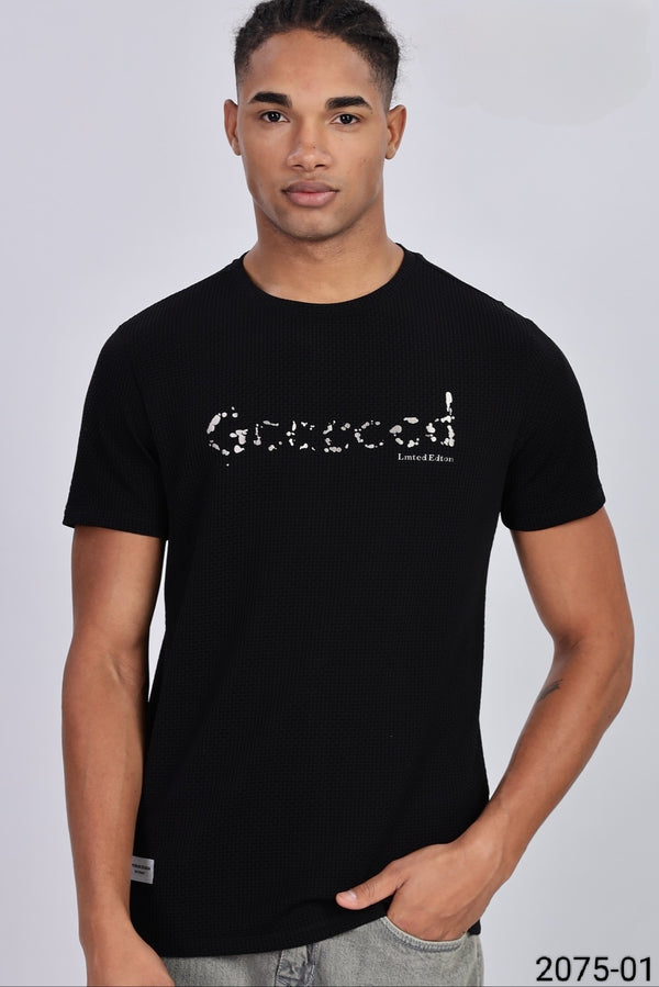 Black Colour T-Shirt(MC-MTSH_2075-01)