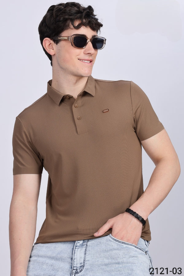 Brown Colour T-Shirt(MC-MTSH_2121-03)