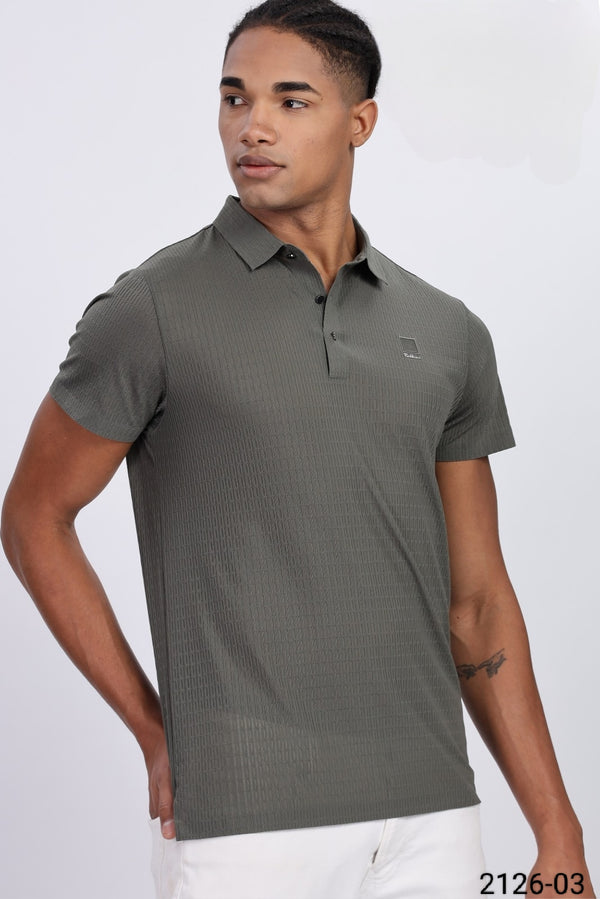 Grey Colour T-Shirt(MC-MTSH_2126-03)