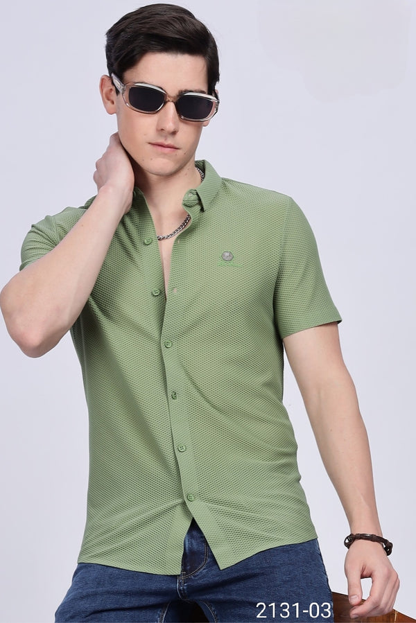 Green Colour Shirt(MC-MSHC_2131-03)