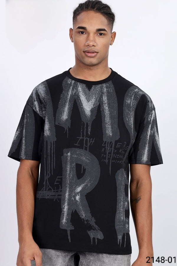 Black Colour T-Shirt(MC-MTSH_2148-01)