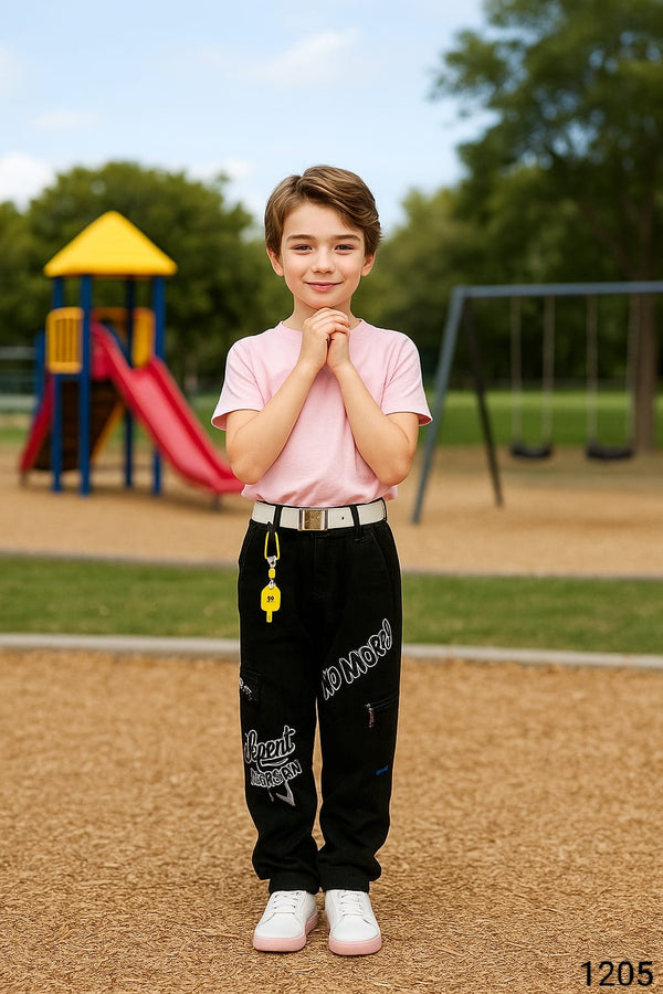 Black Colour Cargo Pant(BC-BPAN_1205)