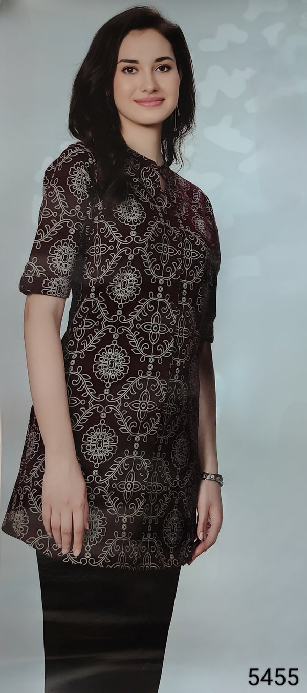 Wine Colour Top(LC-WTOP_5455)