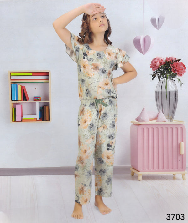 Green Colour Nightwear(GC-GNWR_3703)