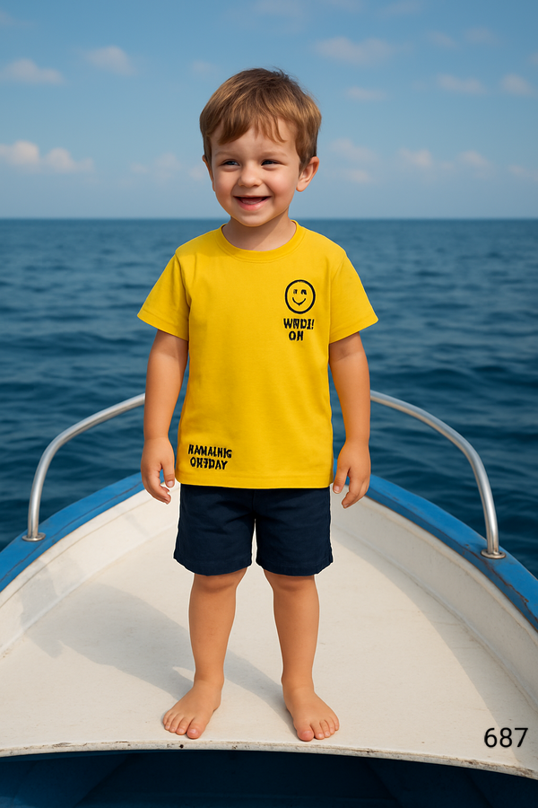 Yellow Colour T-Shirt(BC-BTSH_687)