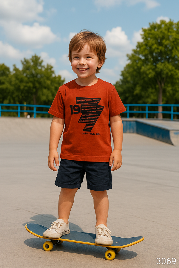 Rust Colour T-Shirt(BC-BTSH_3069)