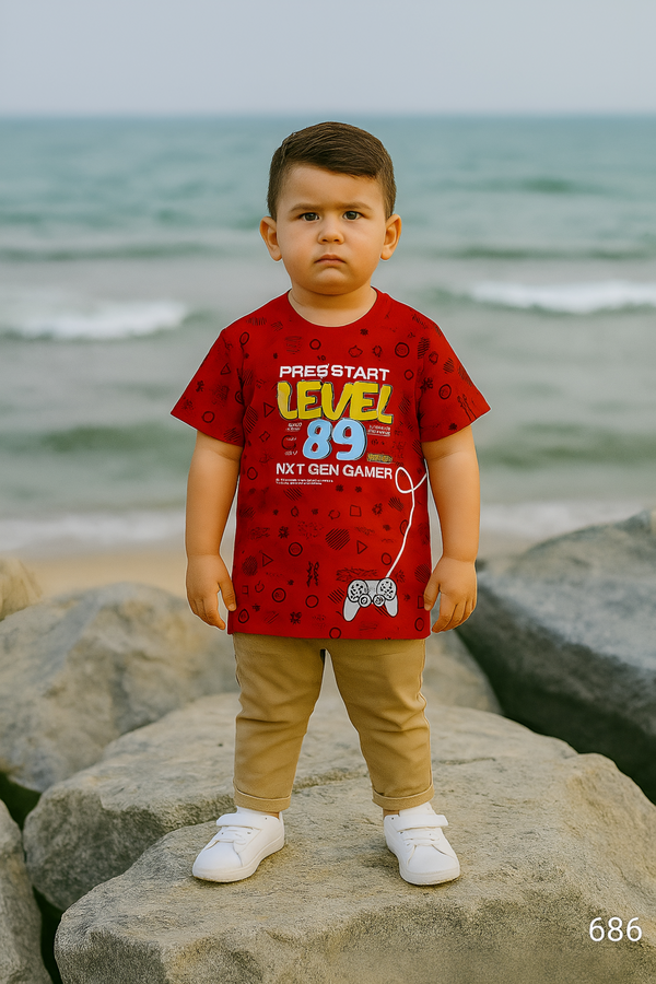 Red Colour T-Shirt(BC-BTSH_686)