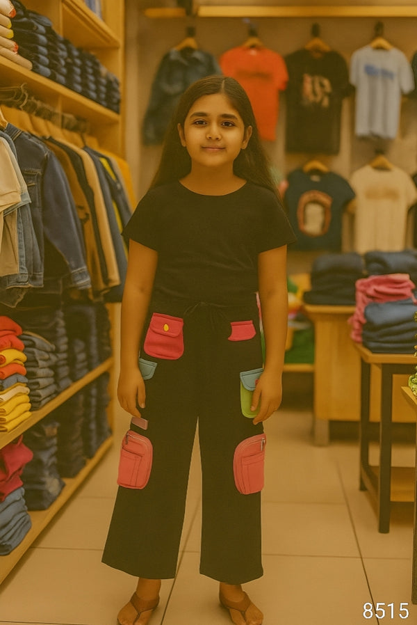 Black Colour Track Pant(GC-GBTM_8515)