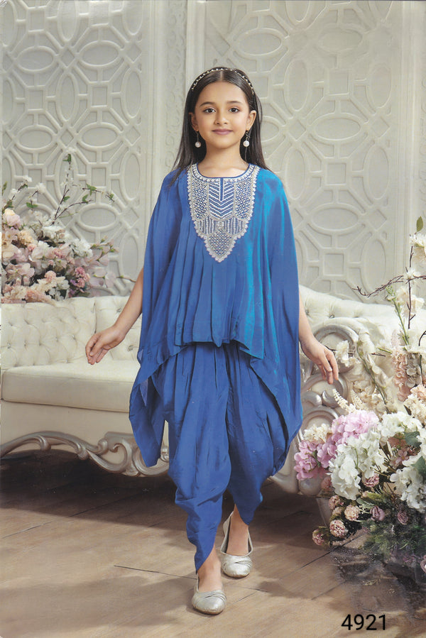 Blue Colour Chudidar(GE-GCHU_4921)