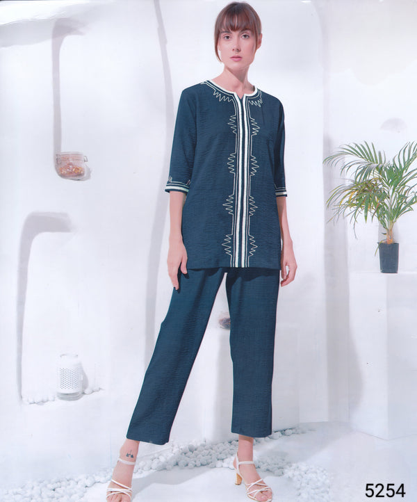 Grey Colour Co-Ord Set(LC-WCOS_5254)