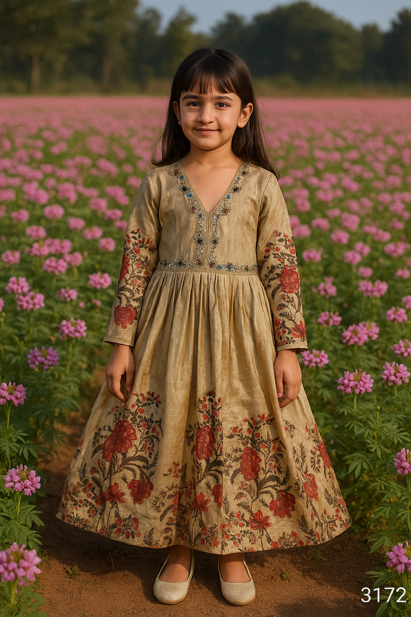 Gold Colour Gown(GE-GGWN_3172)