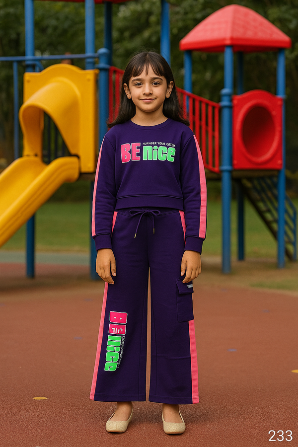 Plum Colour Co-Ord Set(GC-GCOS_233)