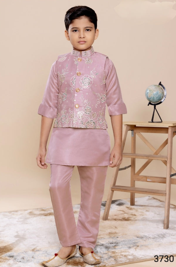 Light Purple Colour Jacket Kurta Set(BE-BBUS_3730)