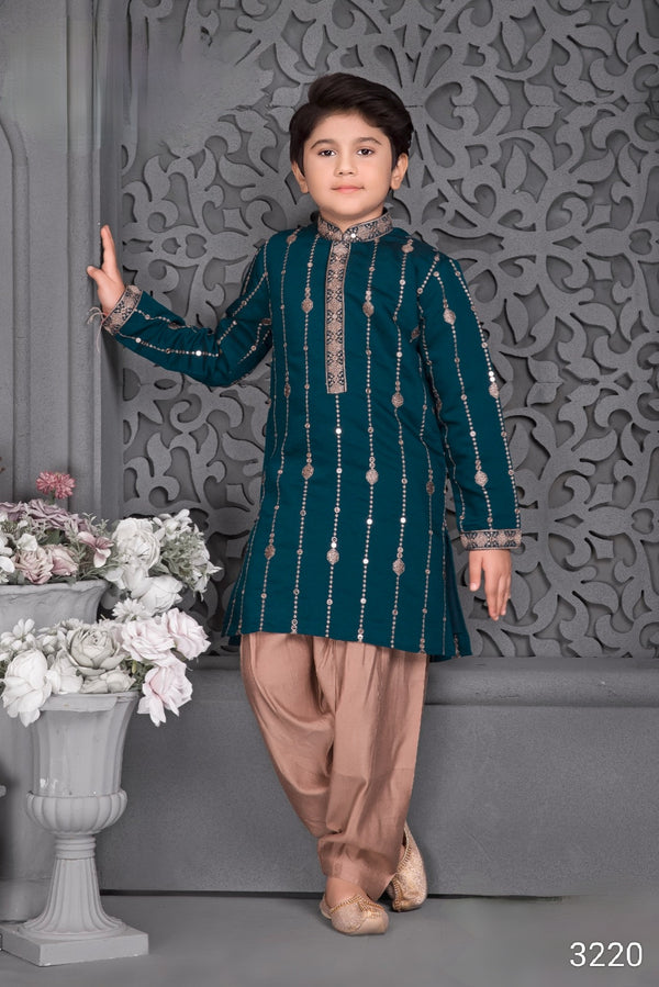 Rama Green Colour Kurta Set(BE-BKUS_3220)