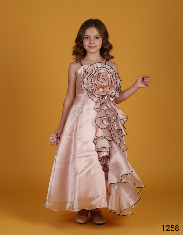 Onion Pink Colour Gown(GE-GGWN_1258)