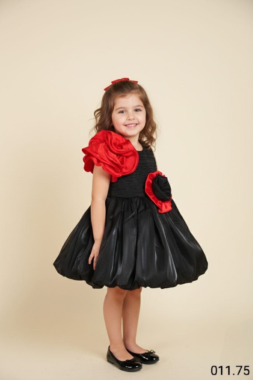 Black Colour Party Frock(GE-GFRP_011.75)
