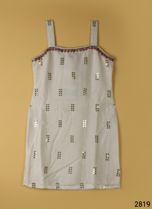 Cream Colour Gharara Set(GE-GGHS_2819)