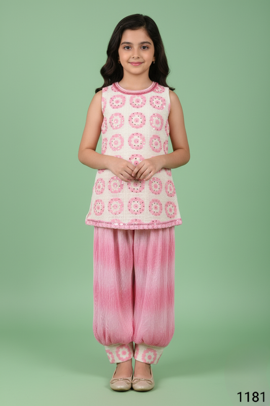 Pink Colour Chudidar(GE-GCHU_1181)