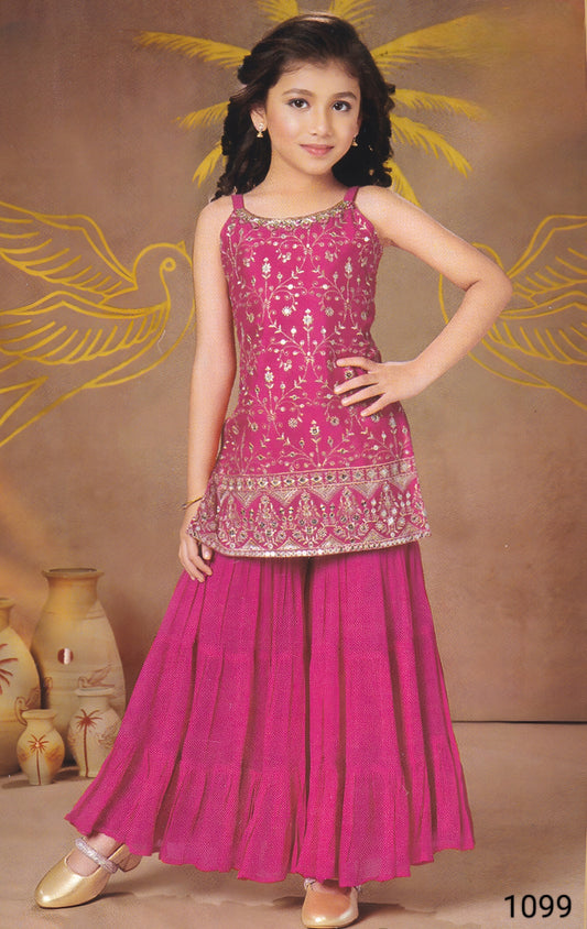 Rani Colour Gharara Set(GE-GGHS_1099)