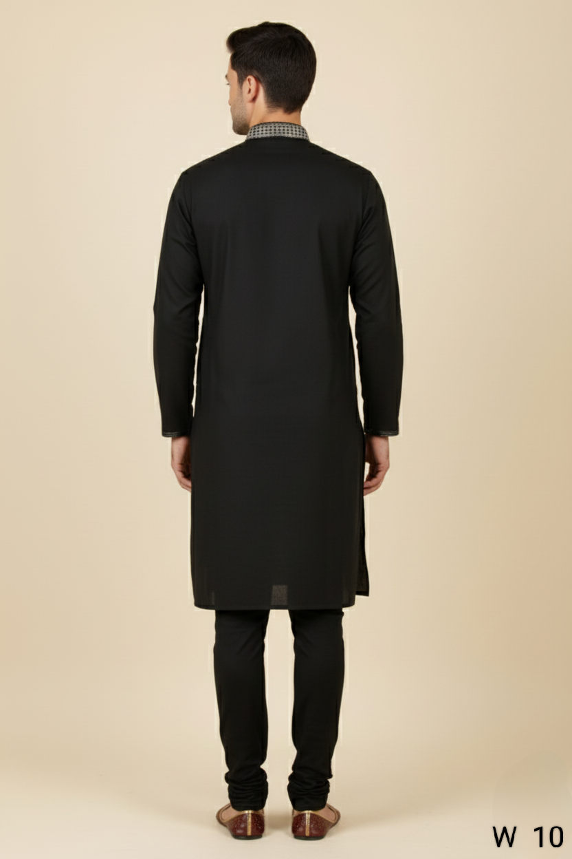 Black Colour Kurta with Bottom(ME-MKUS_W 10)