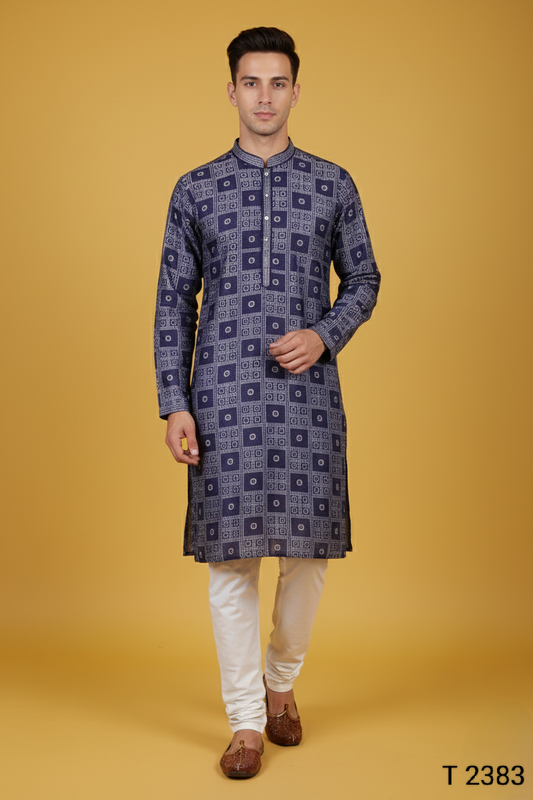 Purple Colour Kurta with Bottom(ME-MKUS_T 2383)