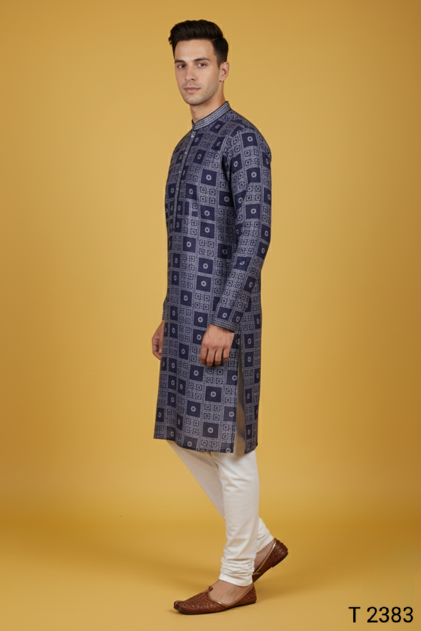 Purple Colour Kurta with Bottom(ME-MKUS_T 2383)