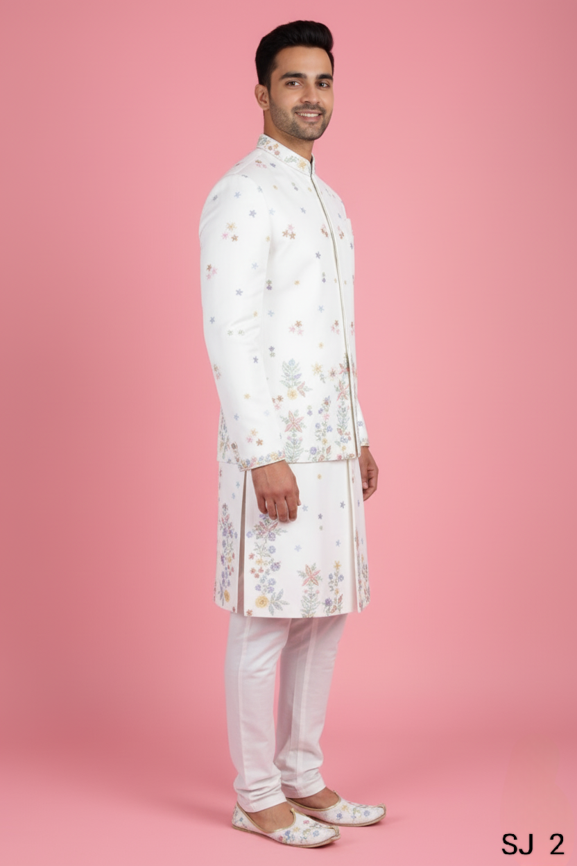 Cream Colour Bundi Set(ME-MBUS_SJ  2)