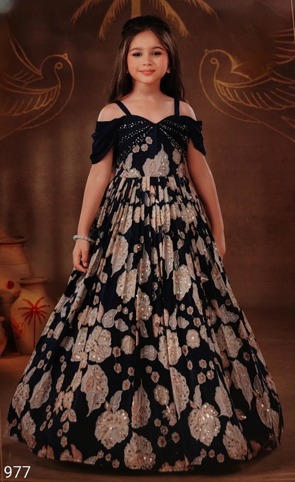Blue Colour Gown(GE-GGWN_977)