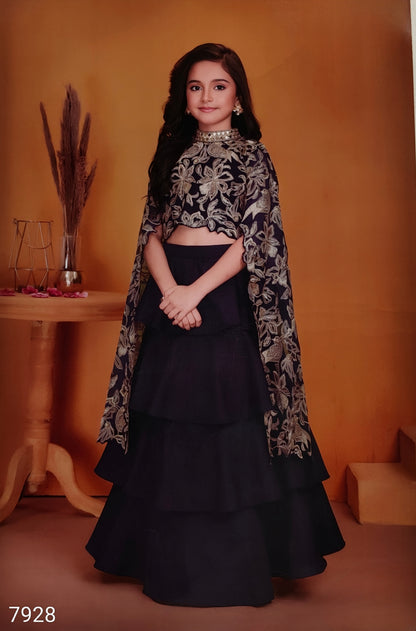 Purple Colour Ghaghra Choli(GE-GGHC_7928)