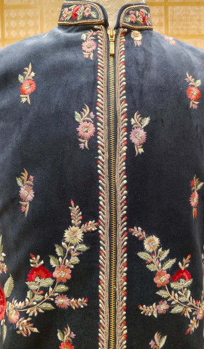 Deep Blue Colour Indo Western(ME-MINW_3964)